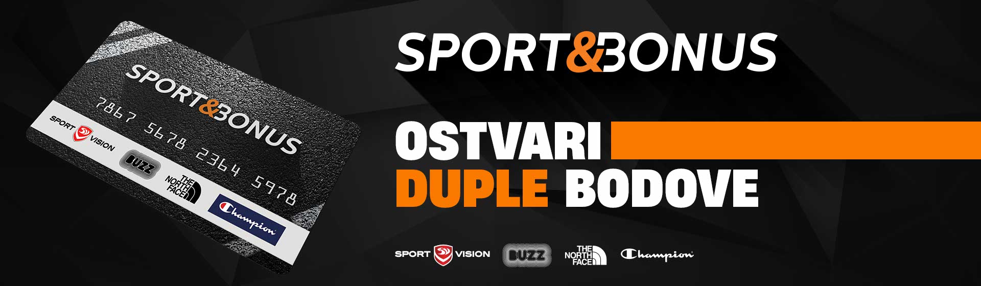 Iskoristi svoju Sport&Bonus karticu i do 28. veljače odnesi duple bodove!